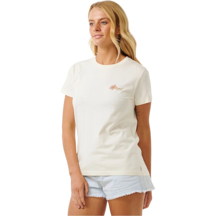 Rip Curl Mujer 2024 Camiseta Estndar Wild Bloom 0D9WTE - Bone